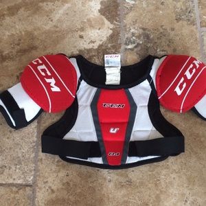 Hockey chest and shoulder pads